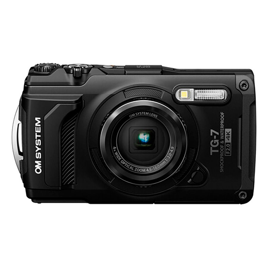 Câmera compacta Olympus Tough TG-7 à prova d'água (PRETO)