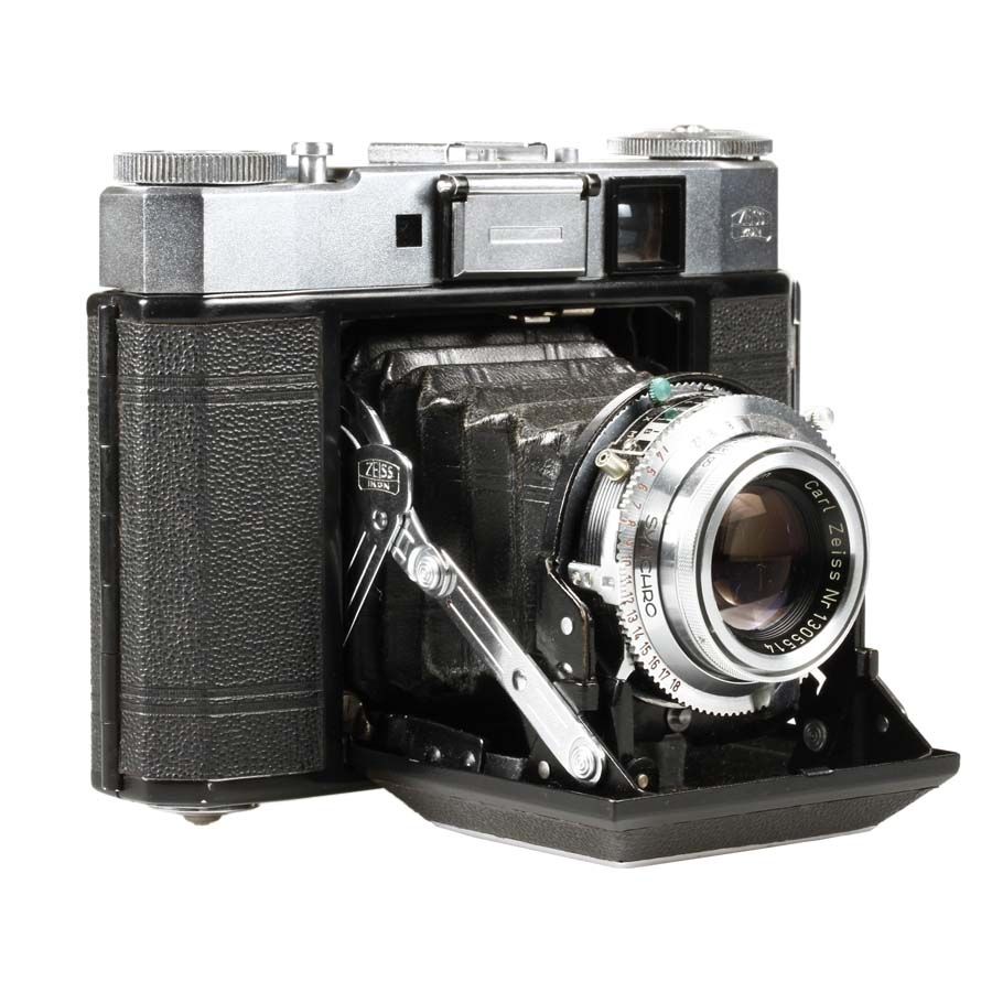 Câmera analógica médio-formato Zeiss Ikon Super Ikonta (534/16) com lente Tessar 75mm f3.5 - USADO