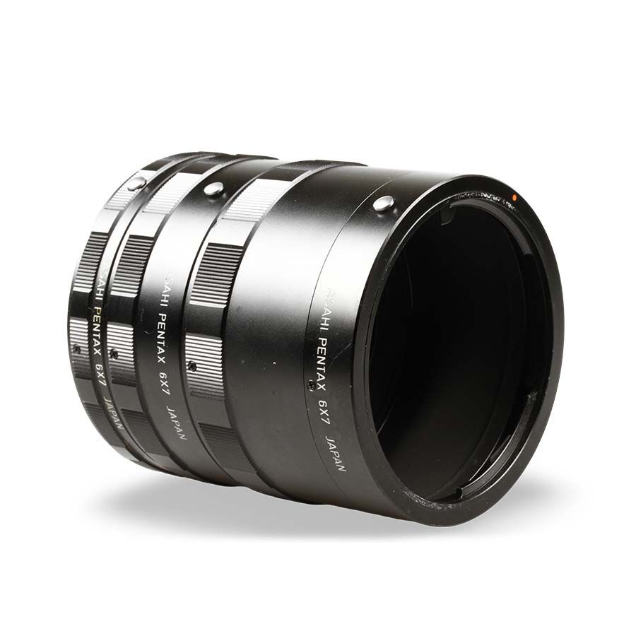 Kit de tubos extensores Asahi Pentax 6x7 com 3 peças - USADOS
