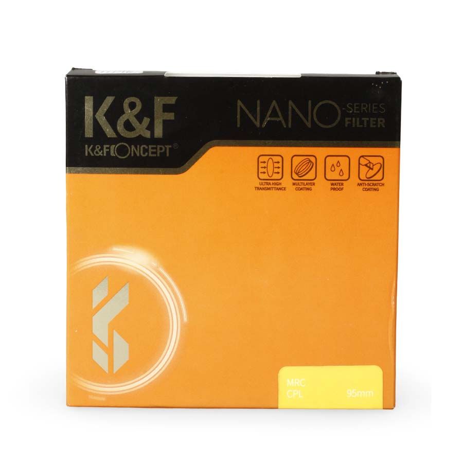 Filtro Polarizador K&F Concept Nano-Series 95mm - USADO