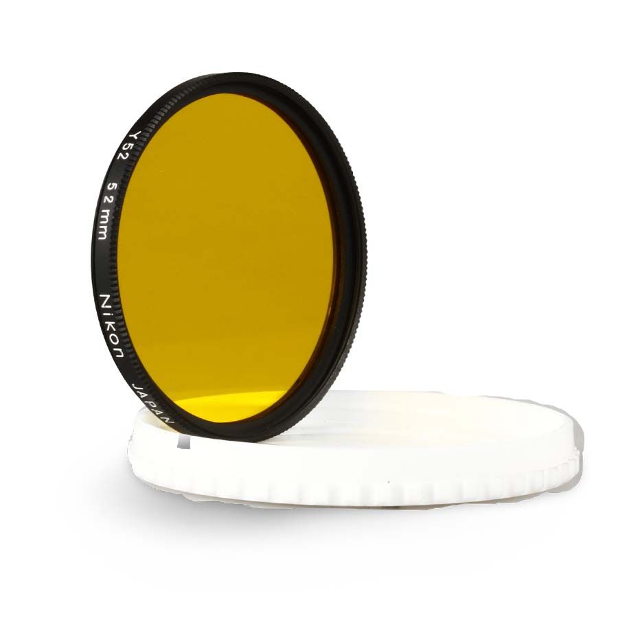 Filtro de correção de cor Nikon Y52 (amarelo escuro) 52mm - USADO