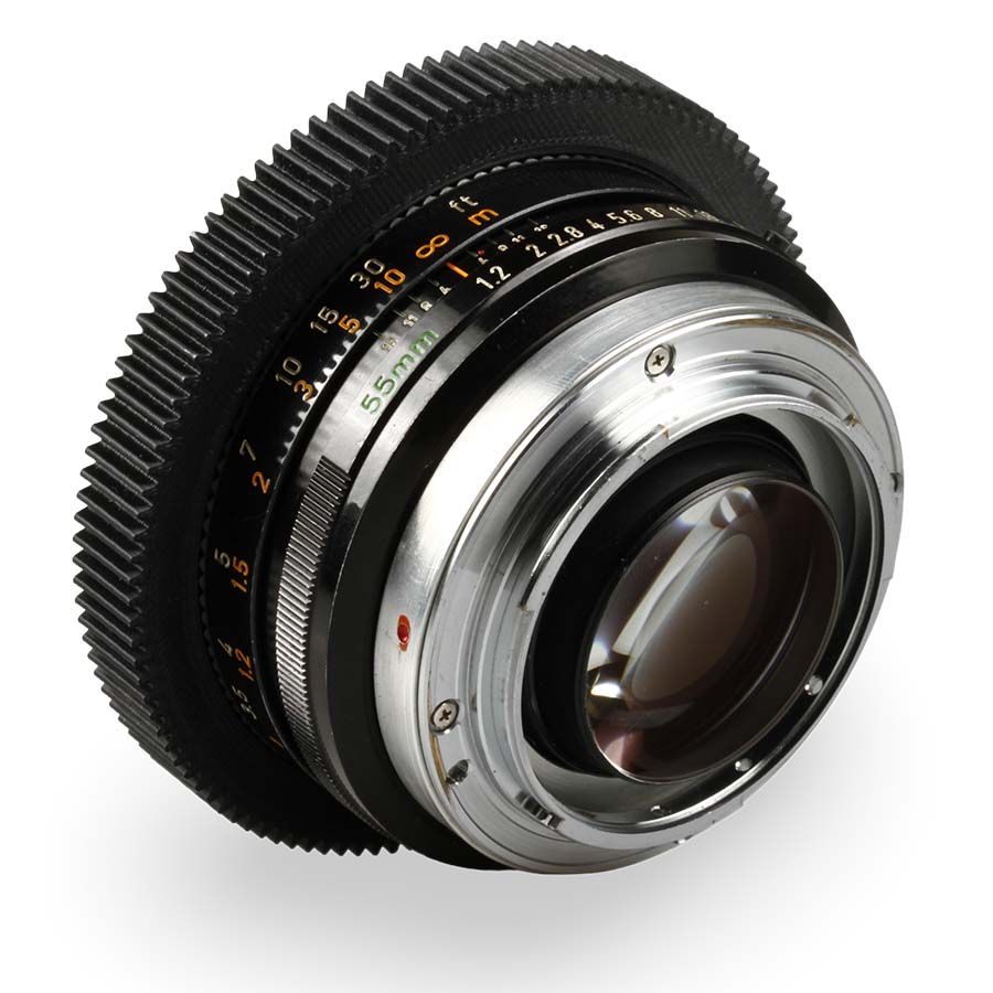 Objetiva Canon FD 55mm f1.2 S.S.C. (adaptada para encaixe Canon EF) - USADO