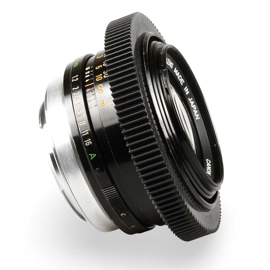Objetiva Canon FD 55mm f1.2 S.S.C. (adaptada para encaixe Canon EF) - USADO