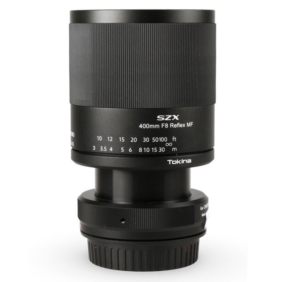 Objetiva Tokina SZX 400mm f8 Reflex MF (Canon RF) - USADO