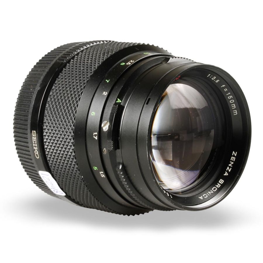 Câmera analógica médio formato Zenza Bronica ETRS + 75mm f2.8 + 105mm f3.5 + magazine extra - USADO