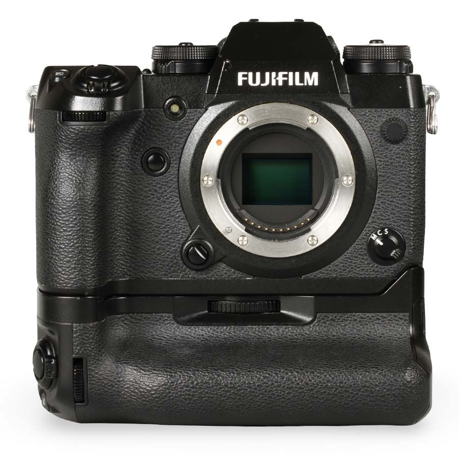 Câmera mirrorless Fujifilm X-H1 (com battery grip) - USADO (352 disparos)