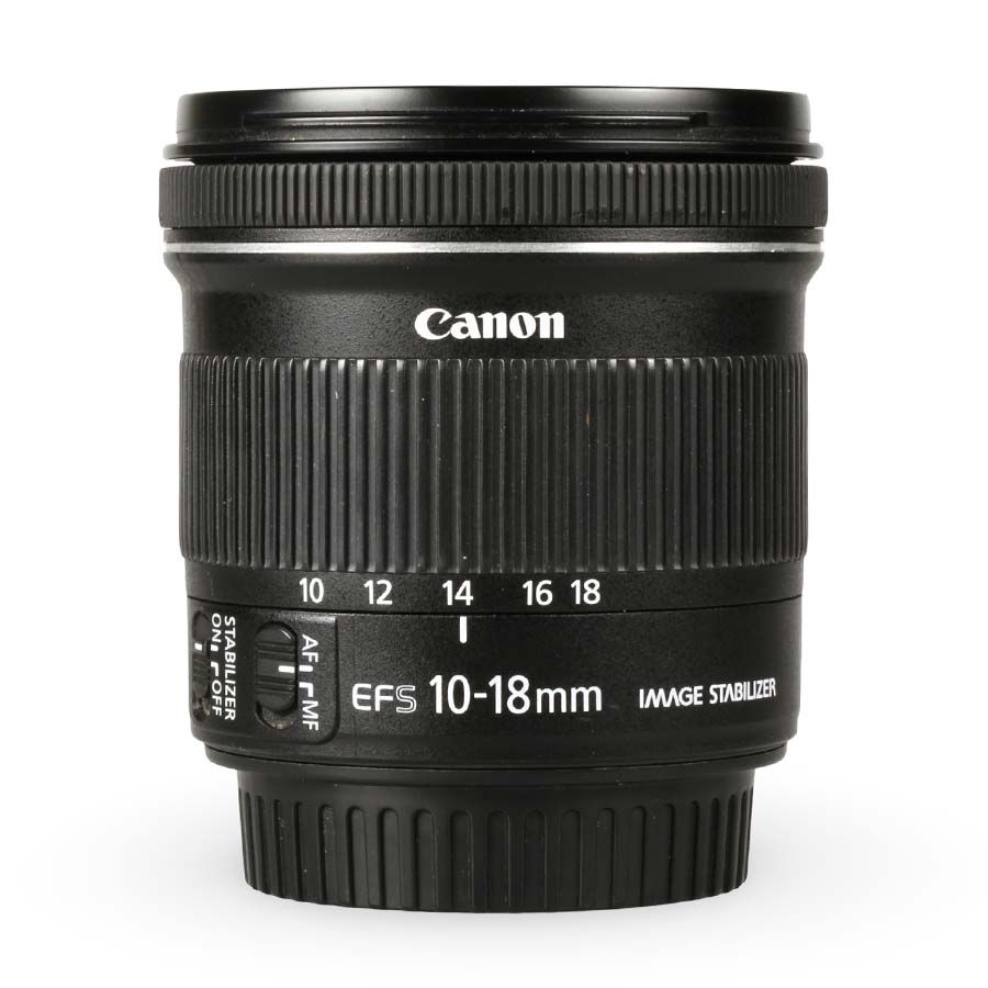 Objetiva Canon EF-S 10-18mm f4.5-5.6 IS STM - USADO