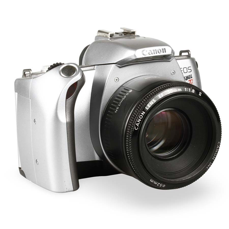 Câmera analógica 35mm Canon EOS Rebel Ti com 50mm f1.8 II - USADO