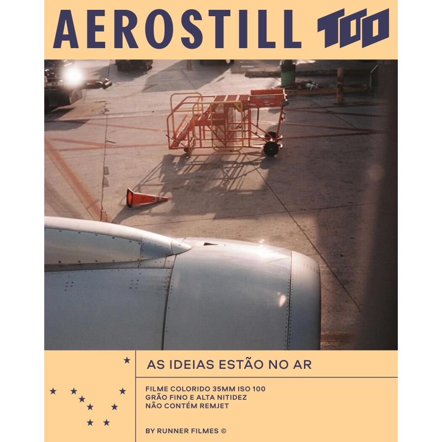 Filme fotográfico 35mm Aerostill 100 ISO 100 Colorido 30 poses