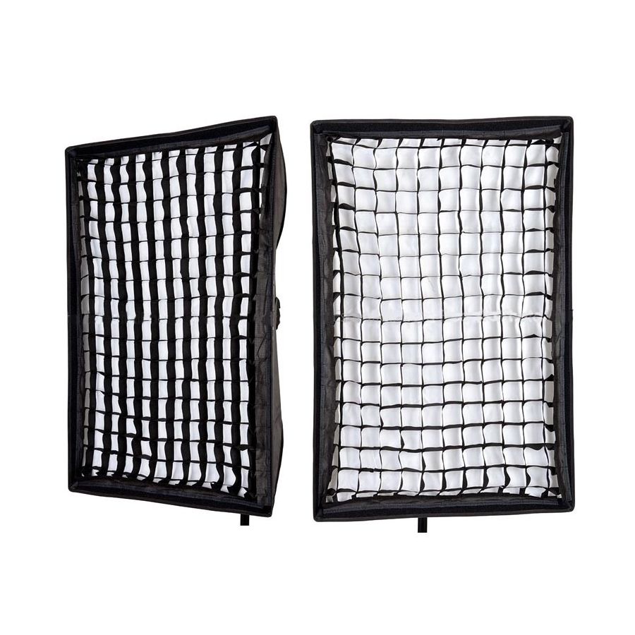 Kit de Iluminação contínua Greika AGATA II com grade e 2 lâmpadas (220V)