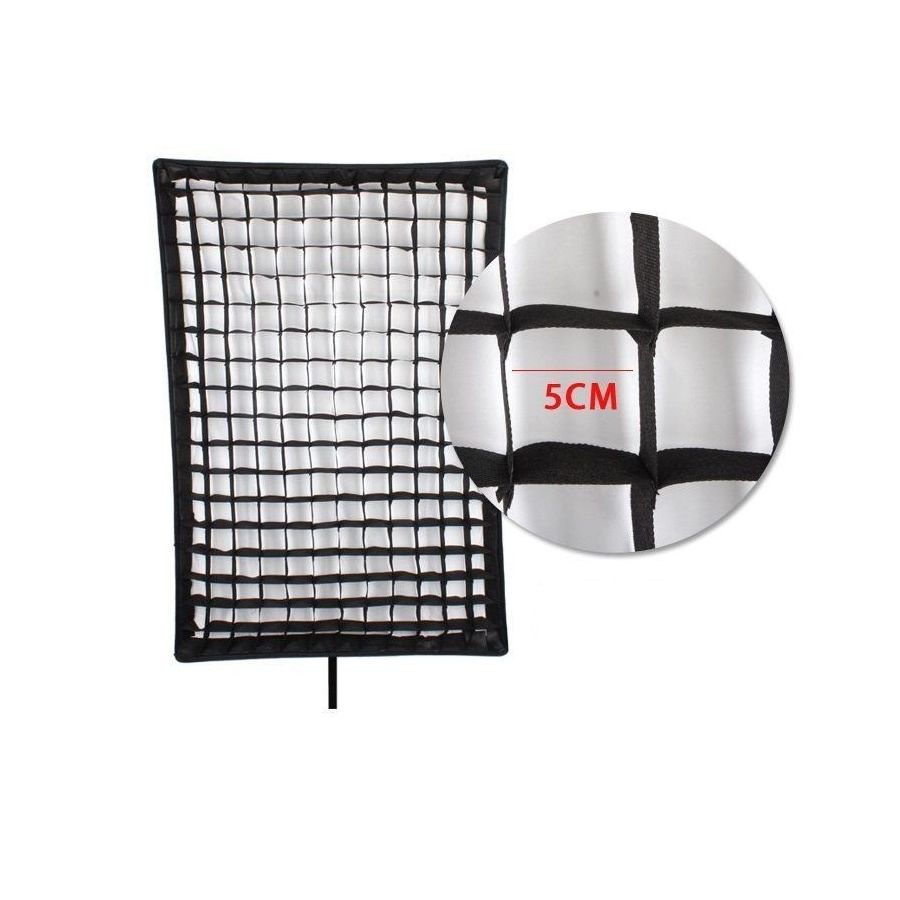 Kit de Iluminação contínua Greika AGATA II com grade e 2 lâmpadas (110V)