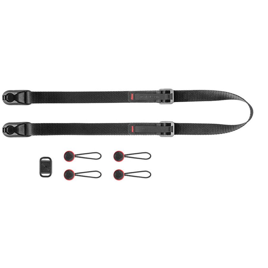 Alça de pescoço Peak Design Leash L-BL-3 com sistema de liberação rápida (PRETO)