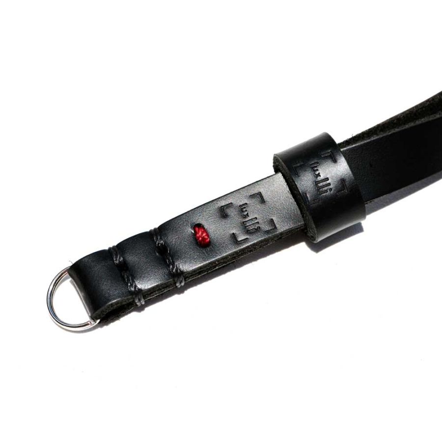 Alça de pulso luxLLi PLS-01 em couro legítimo para câmera fotográfica (preto)