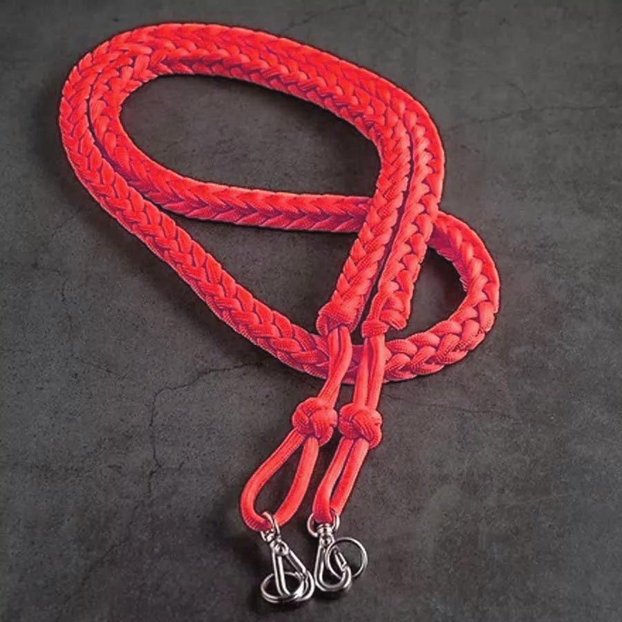 Alça de pescoço Mohave Cord Paracord 550 para câmera fotográfica - Vermelho