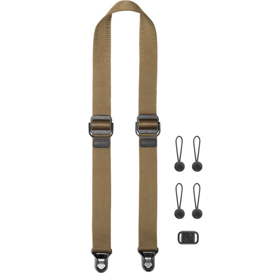 Alça de pescoço Peak Design Slide Lite SLL-CY-3 com sistema de liberação rápida (MARROM)