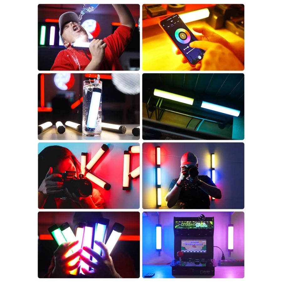 Bastão de LED multicolor RGB LUXCEO P200