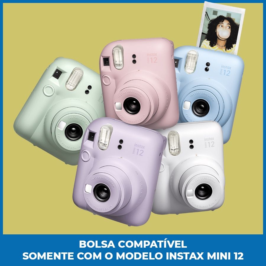 Bolsa Fujifilm instax mini 12 Branco Marfim