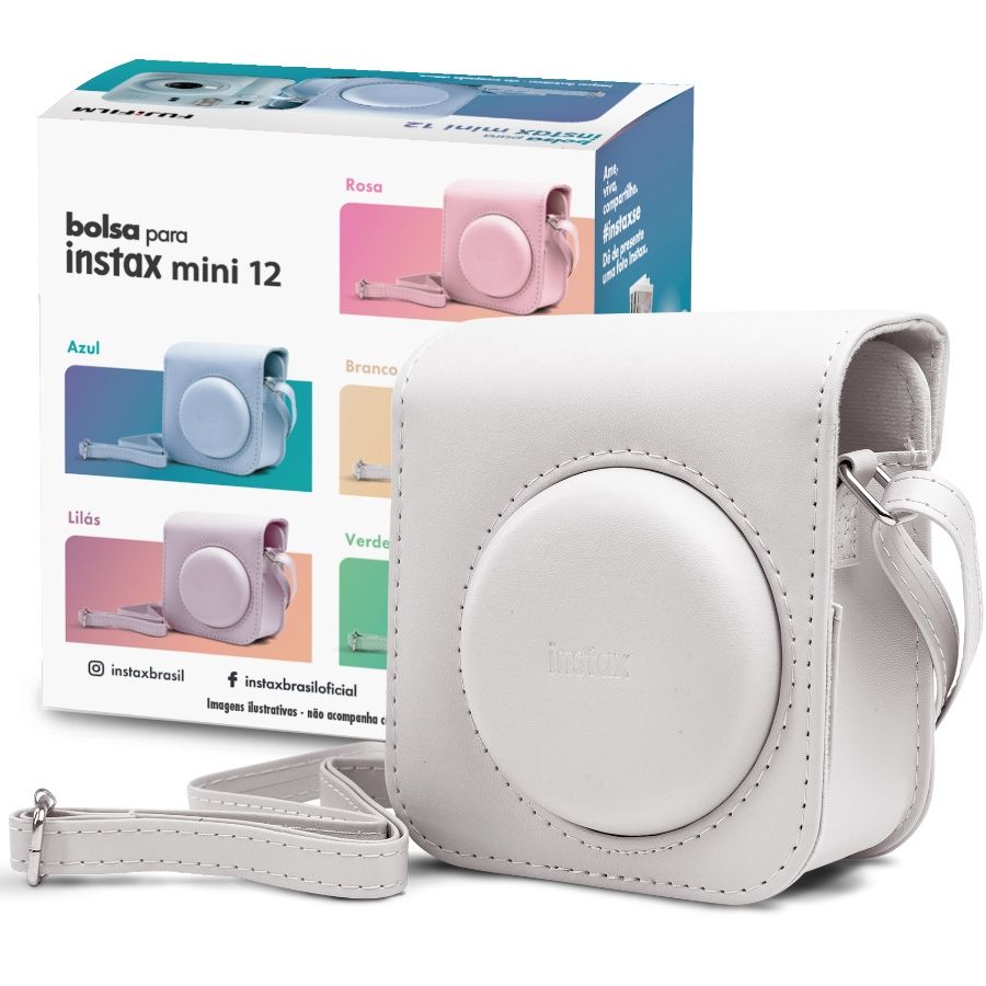 Bolsa Fujifilm instax mini 12 Branco Marfim