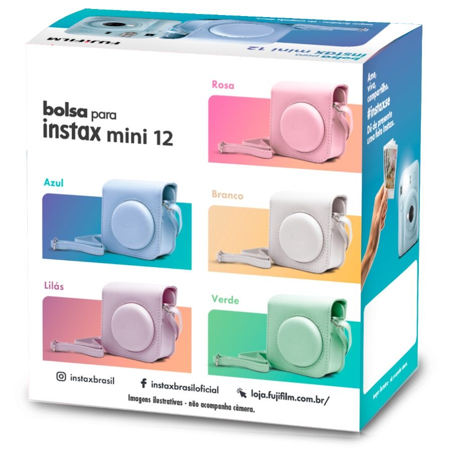 Bolsa Fujifilm instax mini 12 Branco Marfim