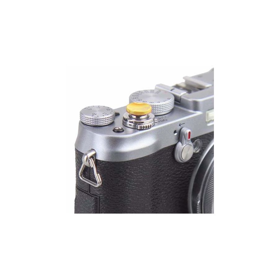 Botão côncavo para disparador de câmera - DOURADO