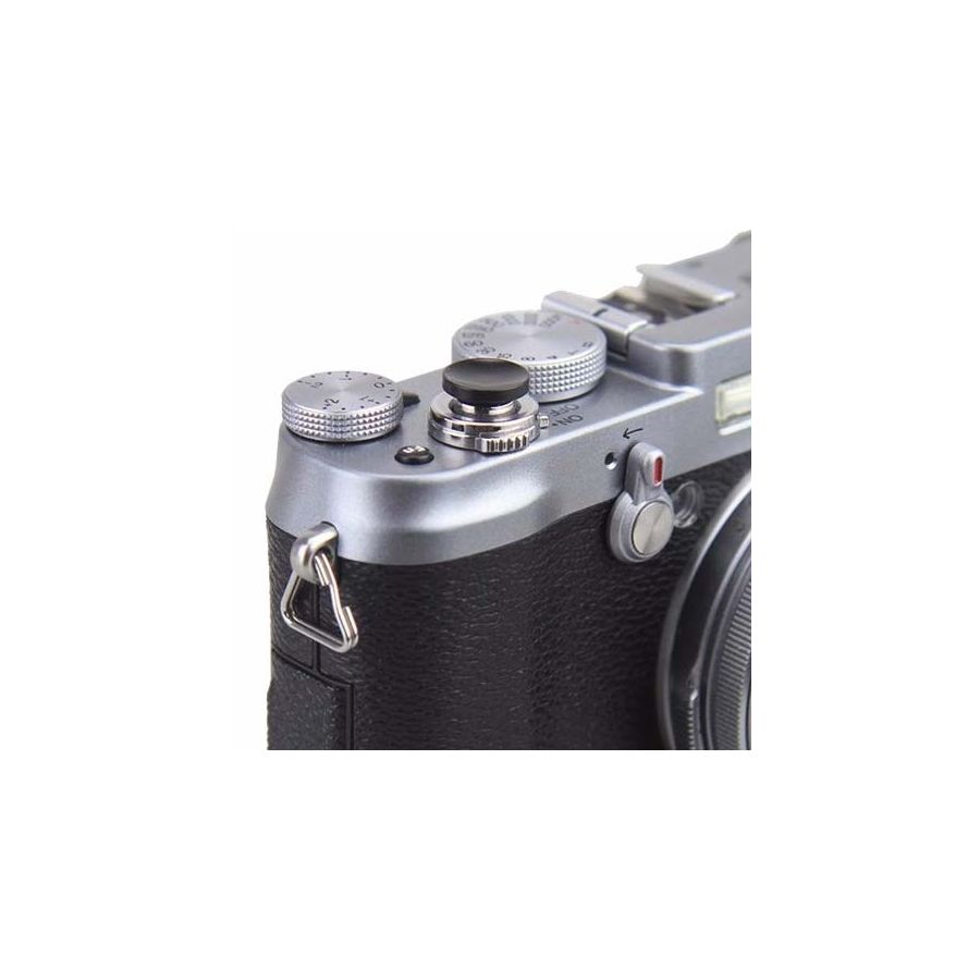 Botão côncavo para disparador de câmera - PRETO