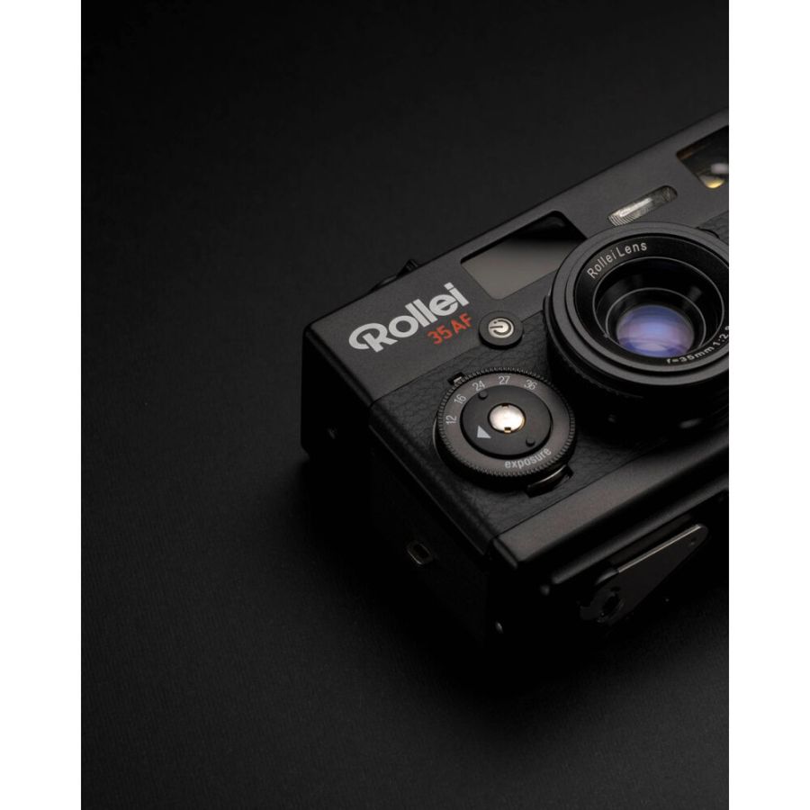 Câmera analógica 35mm Rollei 35AF (Preto)