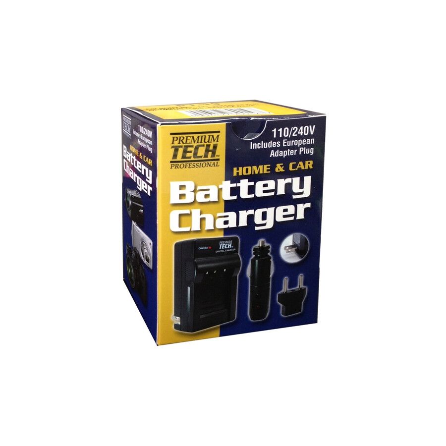 Carregador de bateria Premium Tech PT-111 para LB-015 / ACD-461 (Kodak PixPro WPZ2)