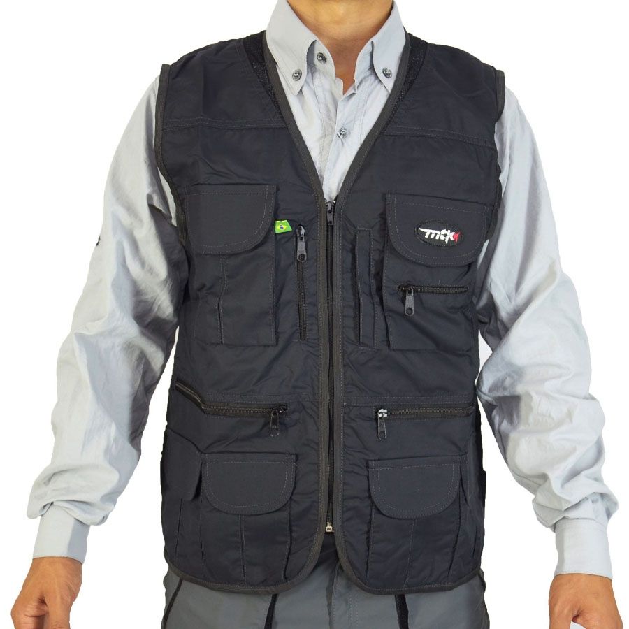 Colete MTK Free - Preto (Tamanho GG)