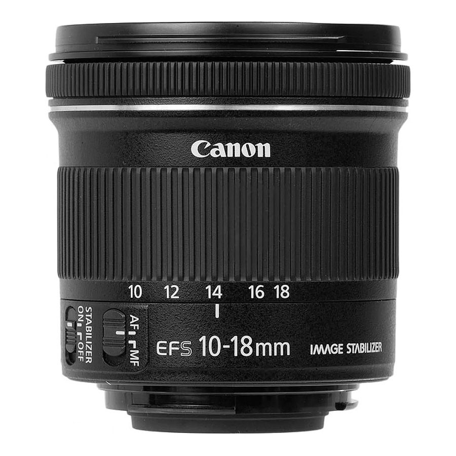 Objetiva Canon EF-S 10-18mm f4.5-5.6 IS STM