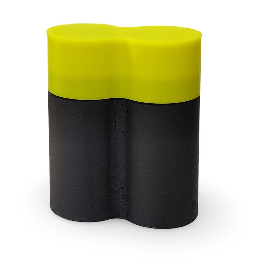 Estojo de plástico TD-120B para 2 rolos de filme 120