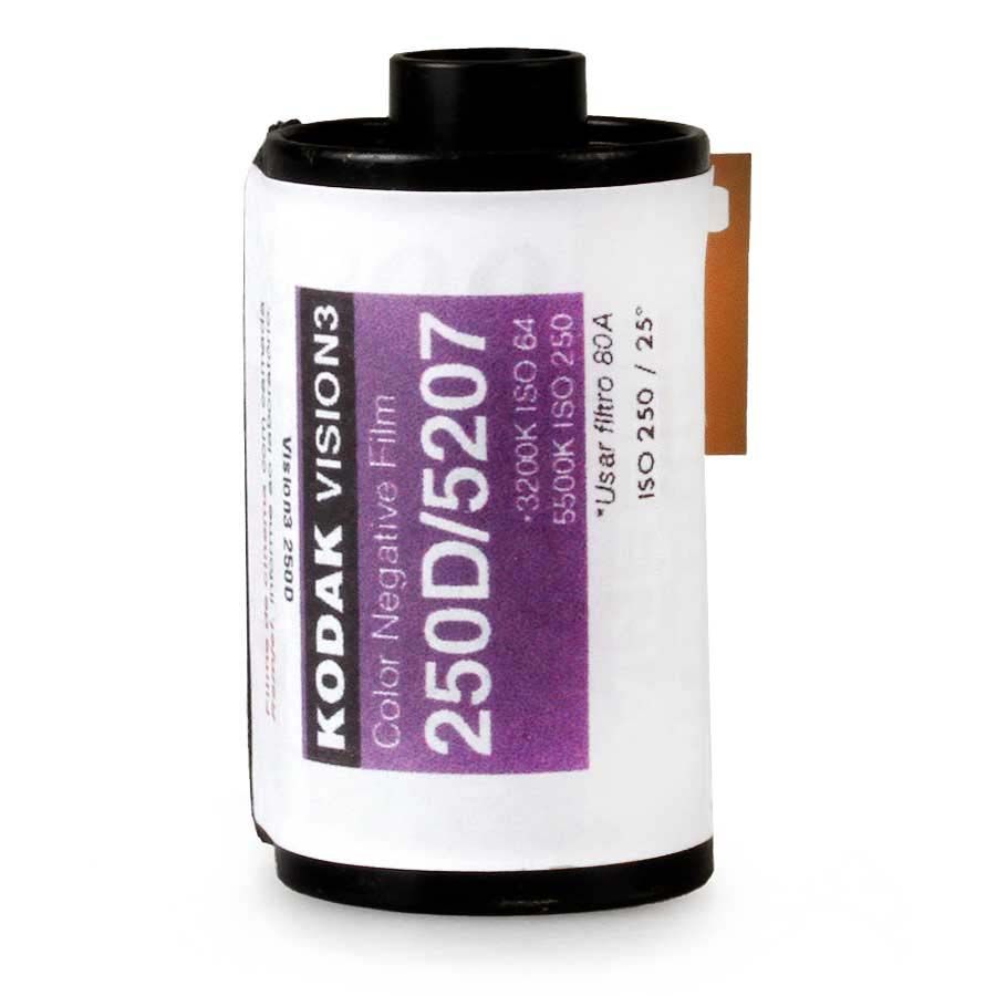 Filme fotográfico 35mm Kodak VISION3 250D/5207 ISO 250 Colorido 36 poses