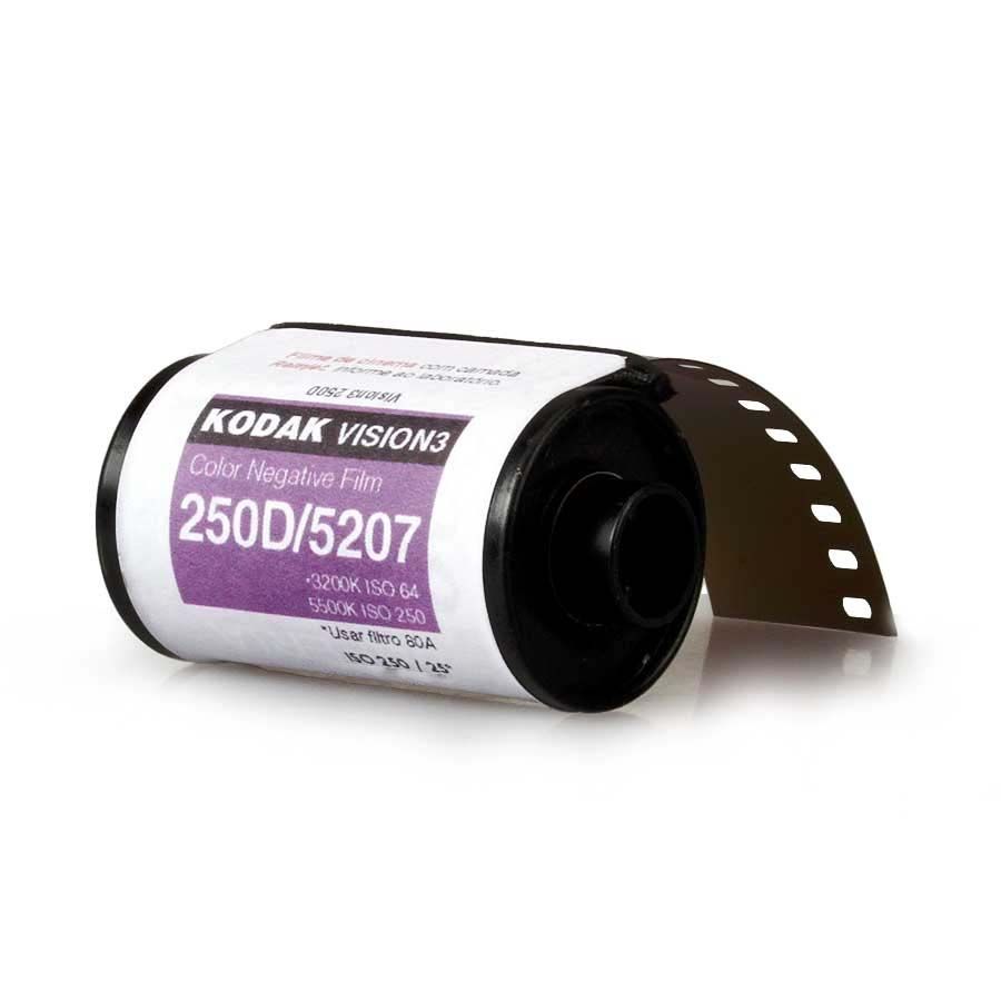Filme fotográfico 35mm Kodak VISION3 250D/5207 ISO 250 Colorido 36 poses