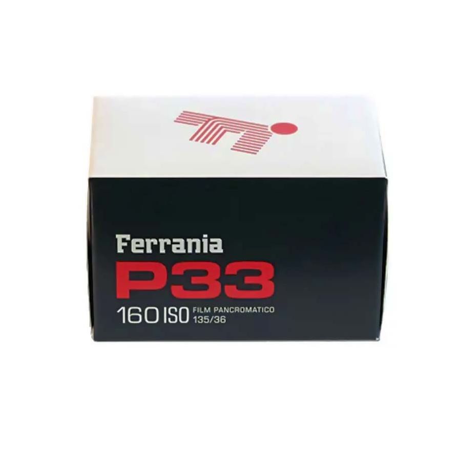 Filme fotográfico 35mm Ferrania P33 ISO 160 Preto e Branco 36 poses