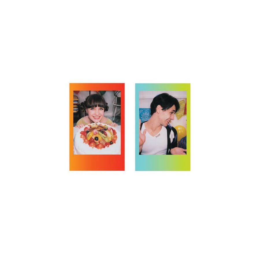 Filme instantâneo Fujifilm instax mini Rainbow com bordas coloridas (10 fotos)