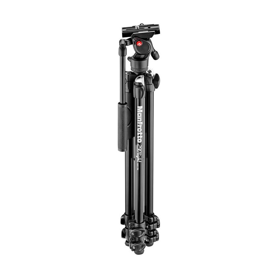 Tripé Manfrotto MK290LTA3-V (Kit 290 Light com cabeça MVH400AH)