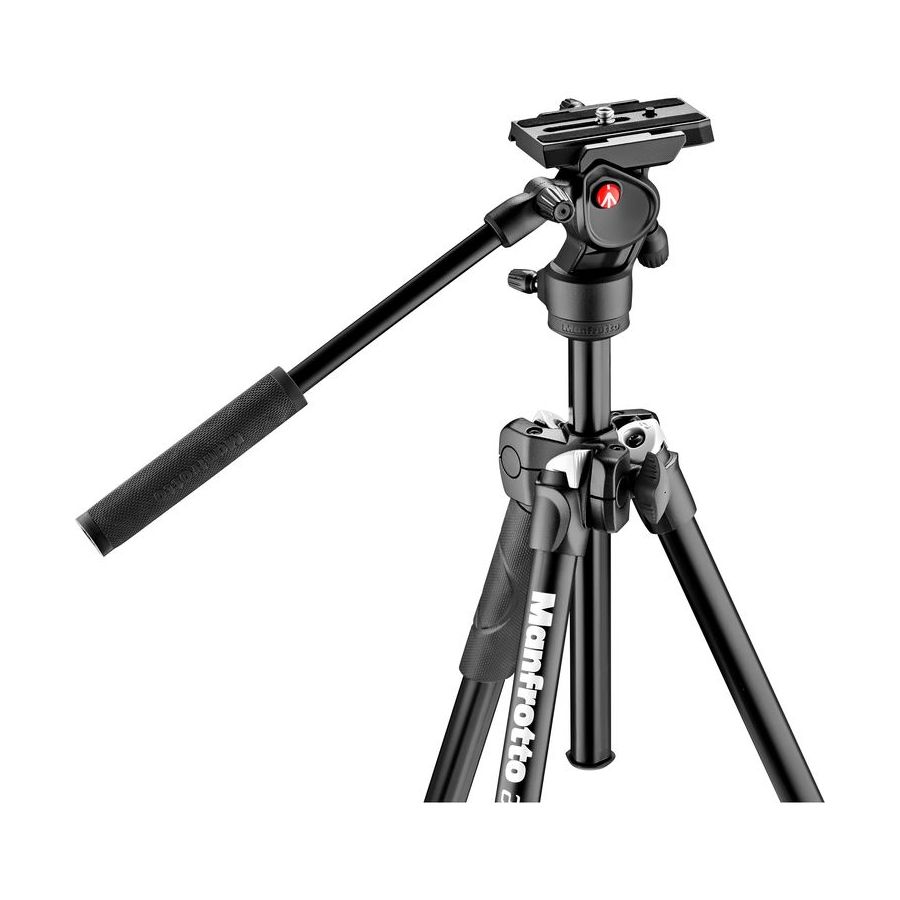 Tripé Manfrotto MK290LTA3-V (Kit 290 Light com cabeça MVH400AH)