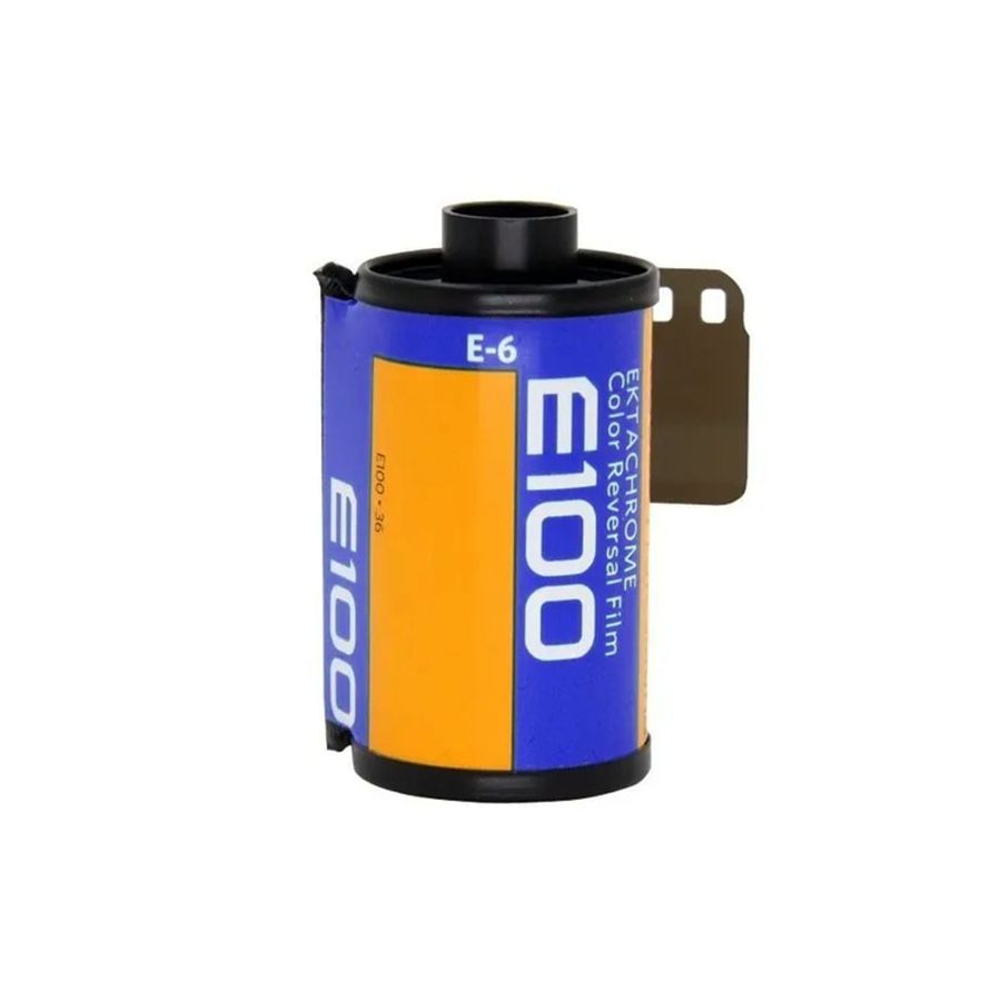 Filme fotográfico 35mm Kodak Ektachrome E100 ISO 100 Colorido Positivo 36 poses