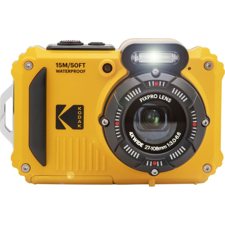 Câmera compacta Kodak PIXPRO WPZ2 à prova d'água (AMARELO)