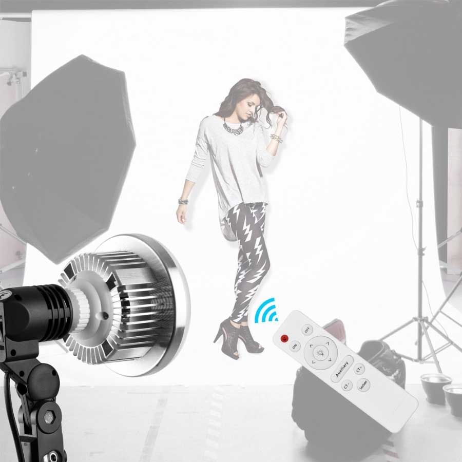 Lâmpada de LED Lucacell Bivolt 50W Bicolor para Softbox (soquete E27)