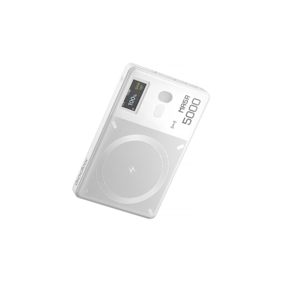 Iluminador de LED RGB compacto Godox MA5R com função power bank