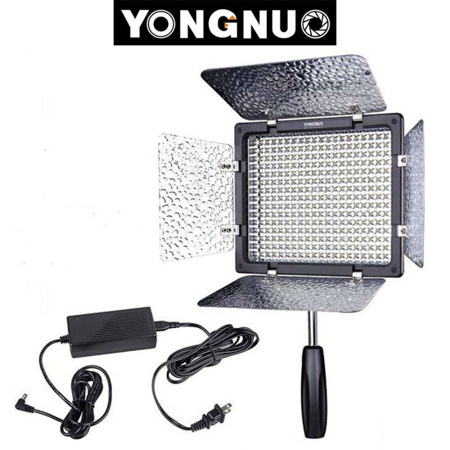 Iluminador de LED Yongnuo YN1200 + Fonte de alimentação