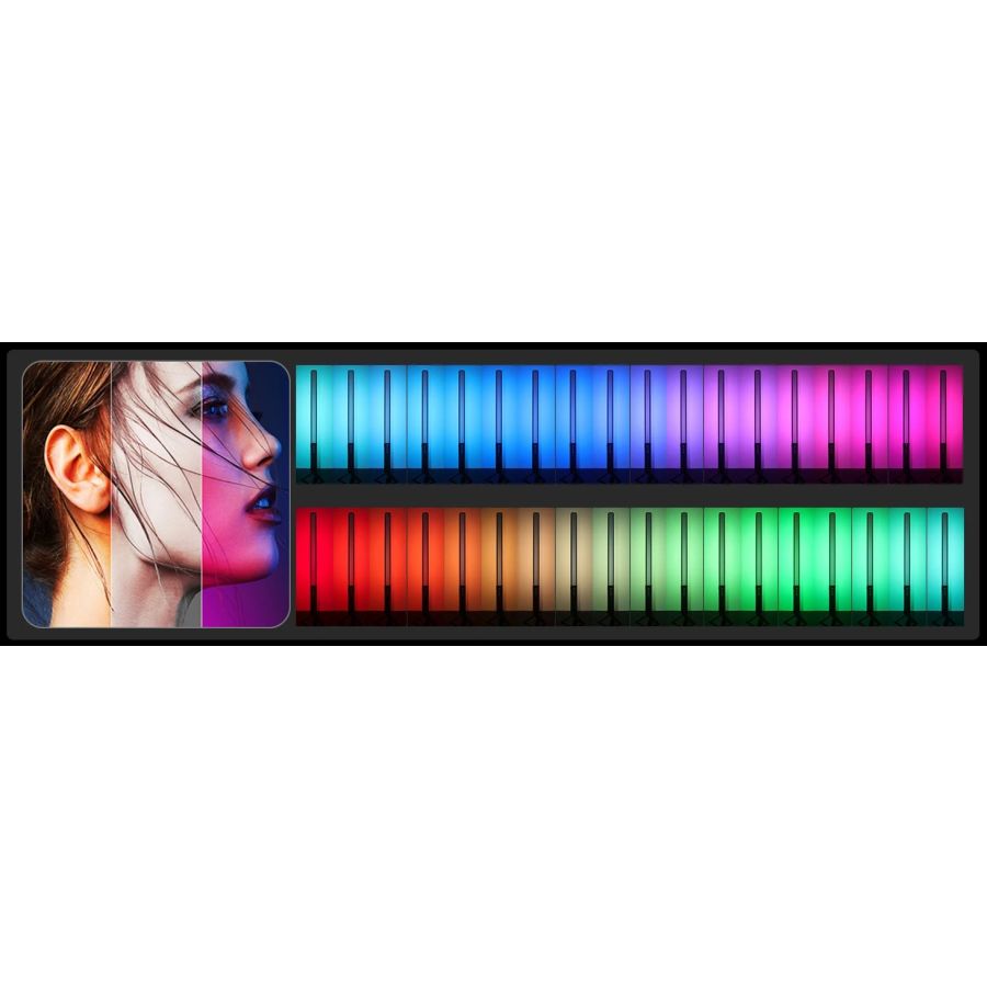 Bastão de LED multicolor RGB LUXCEO Q508A