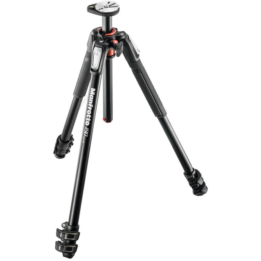 Tripé Manfrotto MK190XPRO3-BHQ2 (Kit MT190XPRO3 com cabeça de esfera MHXPRO-BHQ2)