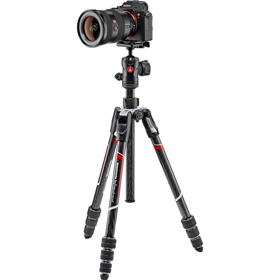 Tripé Manfrotto BeFree Advanced com cabeça de esfera (MKBFRTC4-BH) - Fibra de Carbono