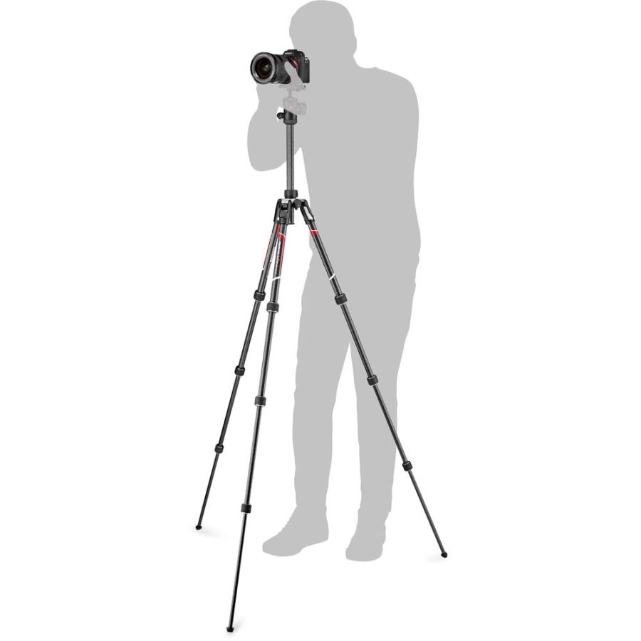Tripé Manfrotto BeFree Advanced com cabeça de esfera (MKBFRTC4-BH) - Fibra de Carbono