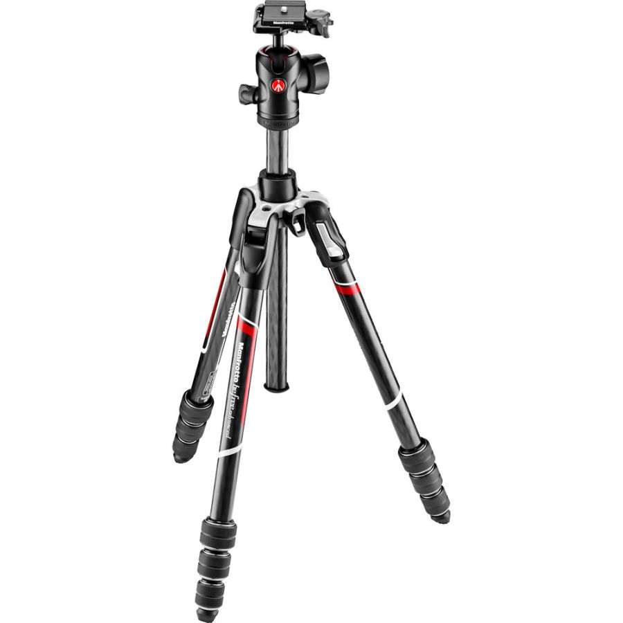 Tripé Manfrotto BeFree Advanced com cabeça de esfera (MKBFRTC4-BH) - Fibra de Carbono