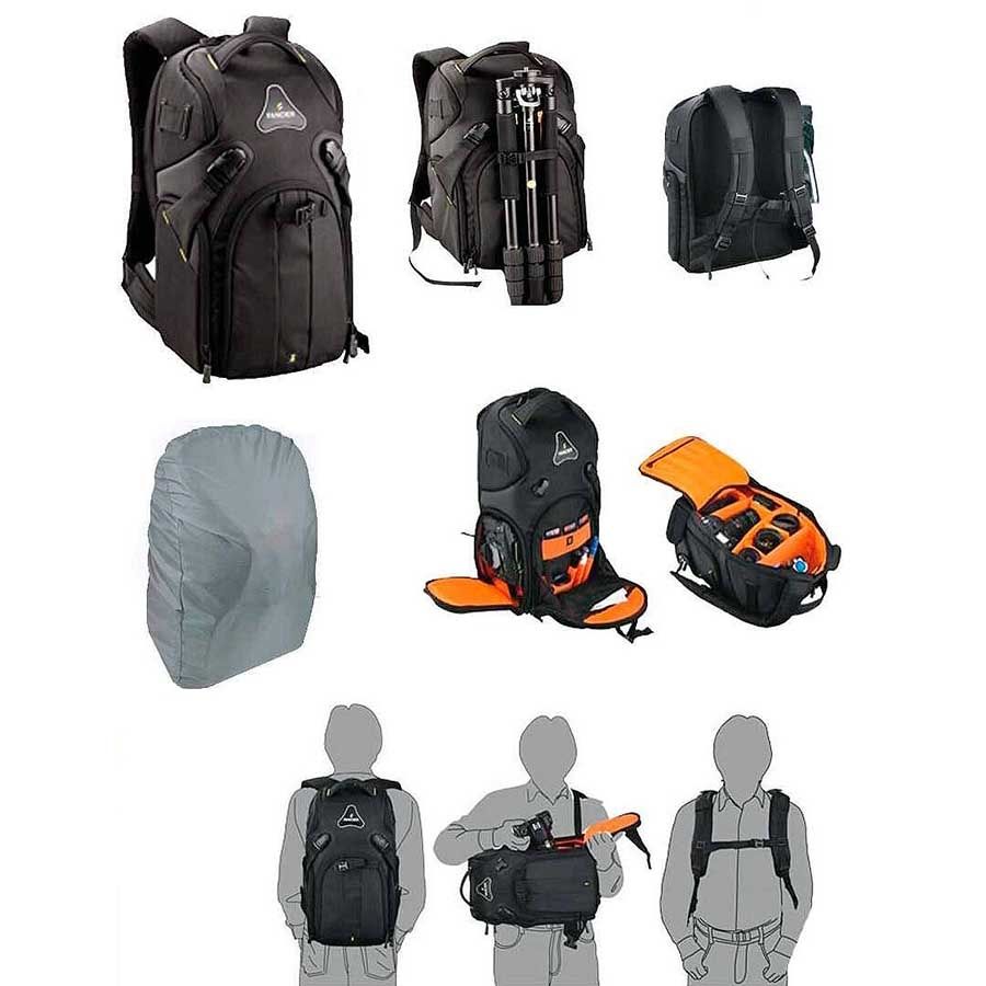 Mochila Fancier Kingkong I 30 WB-9064 para equipamento fotográfico