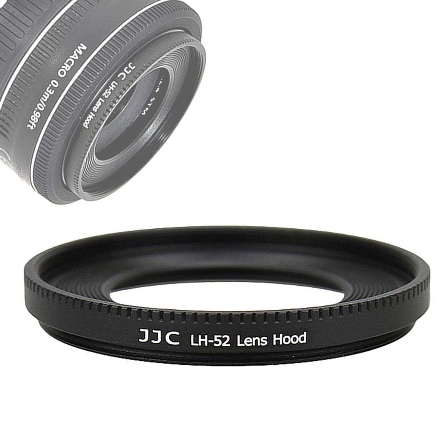 Parasol JJC LH-52 (Canon EF 40mm f/2.8, EF-S 24mm f/2.8 e EF-M 18-55mm f/3. 5-5. 6)