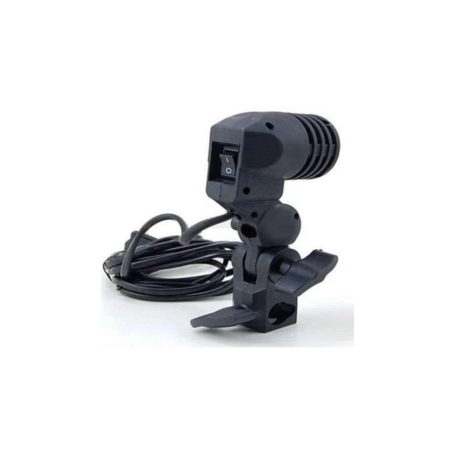 Soquete Greika PK-SE27 para lâmpada E27 com suporte para sombrinha (bivolt)