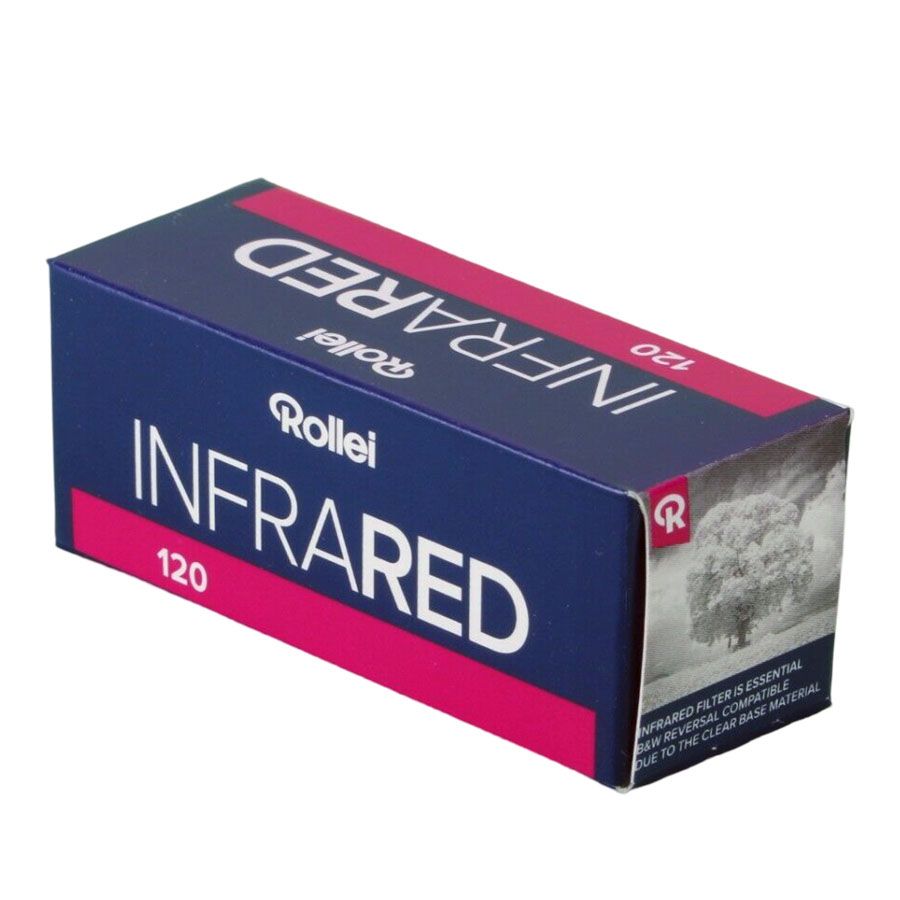 Filme fotográfico 120 Rollei Infrared ISO 400 Preto e Branco